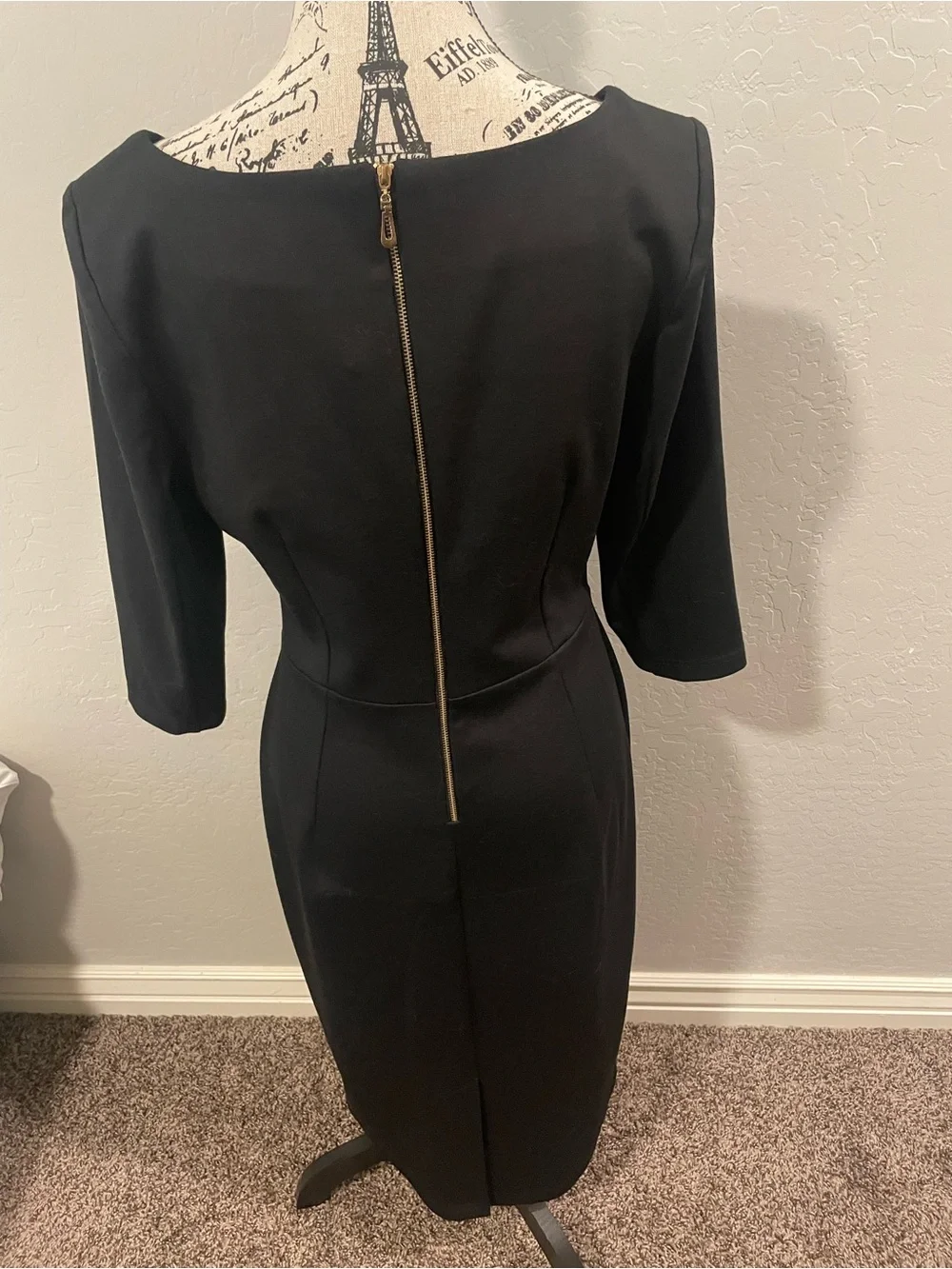 Classic Black Sheath Dress - Picture 5 of 8